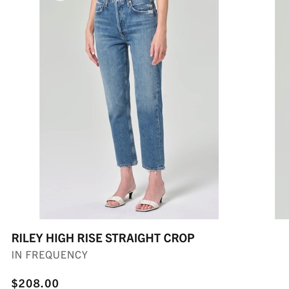 AGOLDE Riley High Rise Straight Crop Jeans - Picture 9 of 9